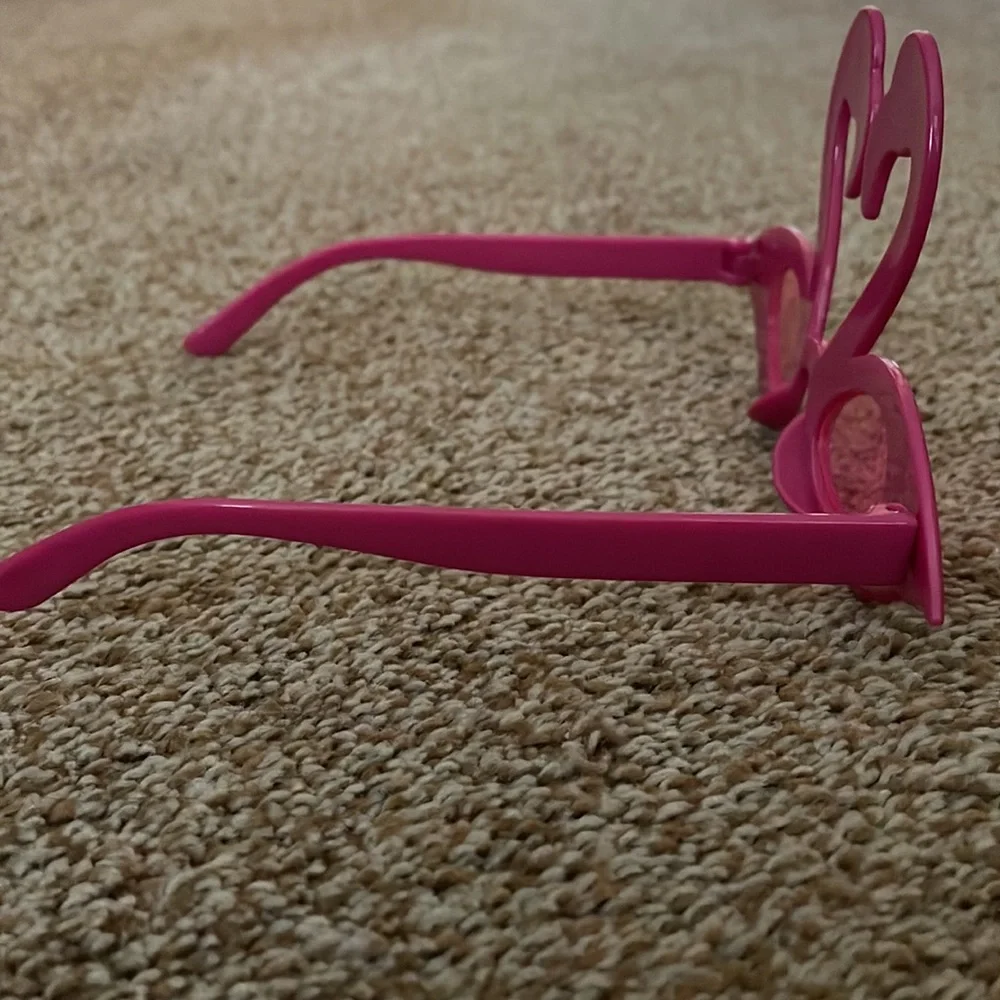 Pink Plastic Flamingo Glasses